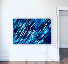 Load image into Gallery viewer, Unique Original One of a Kind Hand Painted BLUE Painting
