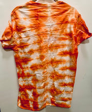 Load image into Gallery viewer, Unique Original One of a Kind Hand Dyed ORANGE HALLOWEEN T-Shirt
