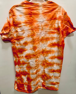 Unique Original One of a Kind Hand Dyed ORANGE HALLOWEEN T-Shirt