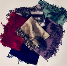 Load image into Gallery viewer, Unique Original One of a Kind Hand Dyed Pashmina Scarf
