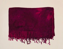 Load image into Gallery viewer, Unique Original One of a Kind Hand Dyed Pashmina Scarf
