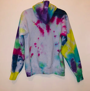 Unique Original One of a Kind Hand Dyed LOVE YOURSELF Hoodie Sweatshirt