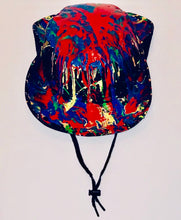 Load image into Gallery viewer, Unique Original One of a Kind Hand Painted LIVING IN COLOR Vintage Hat - HYLAN SHOOB
