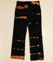 Load image into Gallery viewer, Unique Original One of a Kind Hand Dyed FIRE Yoga Pants
