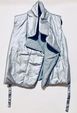 Load image into Gallery viewer, Unique Original One of a Kind Hand Appliquéd SHINE BRIGHT Puffer Vest - HYLAN SHOOB
