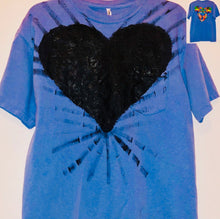 Load image into Gallery viewer, Unique Original One of a Kind Hand Painted LOVE IN LIFE T-Shirt - HYLAN SHOOB
