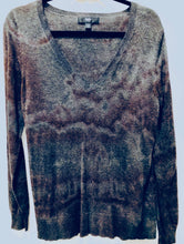 Load image into Gallery viewer, Unique Original One of a Kind Hand Dyed and Bleached FAITH Sweater
