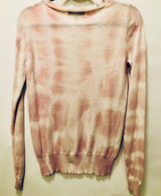 Load image into Gallery viewer, Unique Original One of a Kind Hand Dyed and Bleached LOVE Sweater - HYLAN SHOOB
