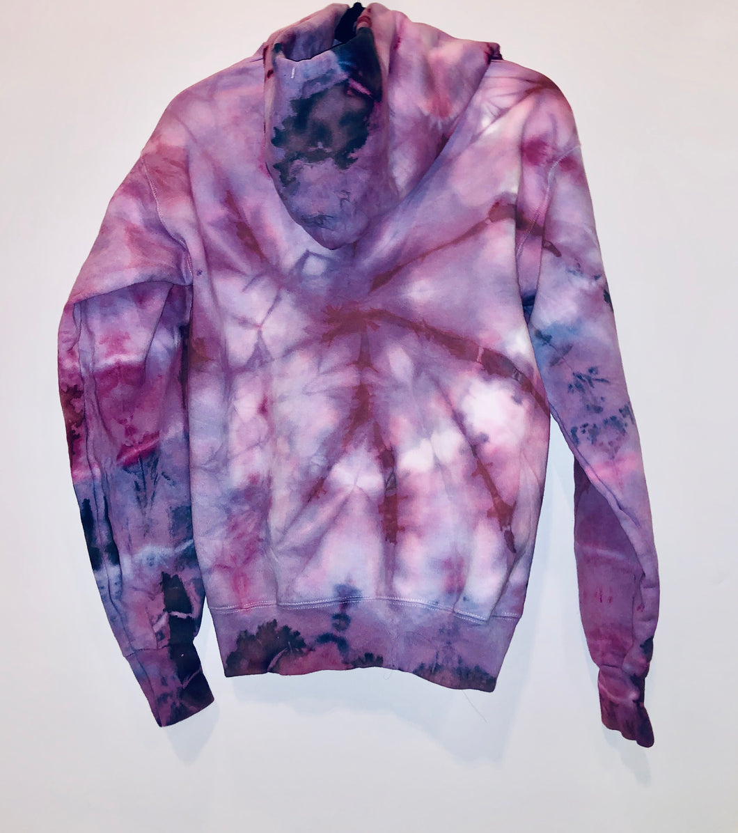 Unique Original One of a Kind Hand Dyed PASSION Hoodie Sweatshirt