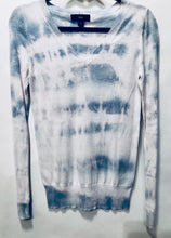 Load image into Gallery viewer, Unique Original One of a Kind Hand Dyed and Bleached LIFE Sweater - HYLAN SHOOB
