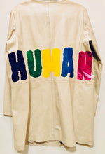 Load image into Gallery viewer, Unique Original One of a Kind Hand Painted and Appliquéd HUMAN Leather Trench Coat - HYLAN SHOOB
