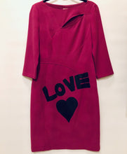 Load image into Gallery viewer, Unique Original One of a Kind Hand Painted LOVE AND HEART Dress - HYLAN SHOOB
