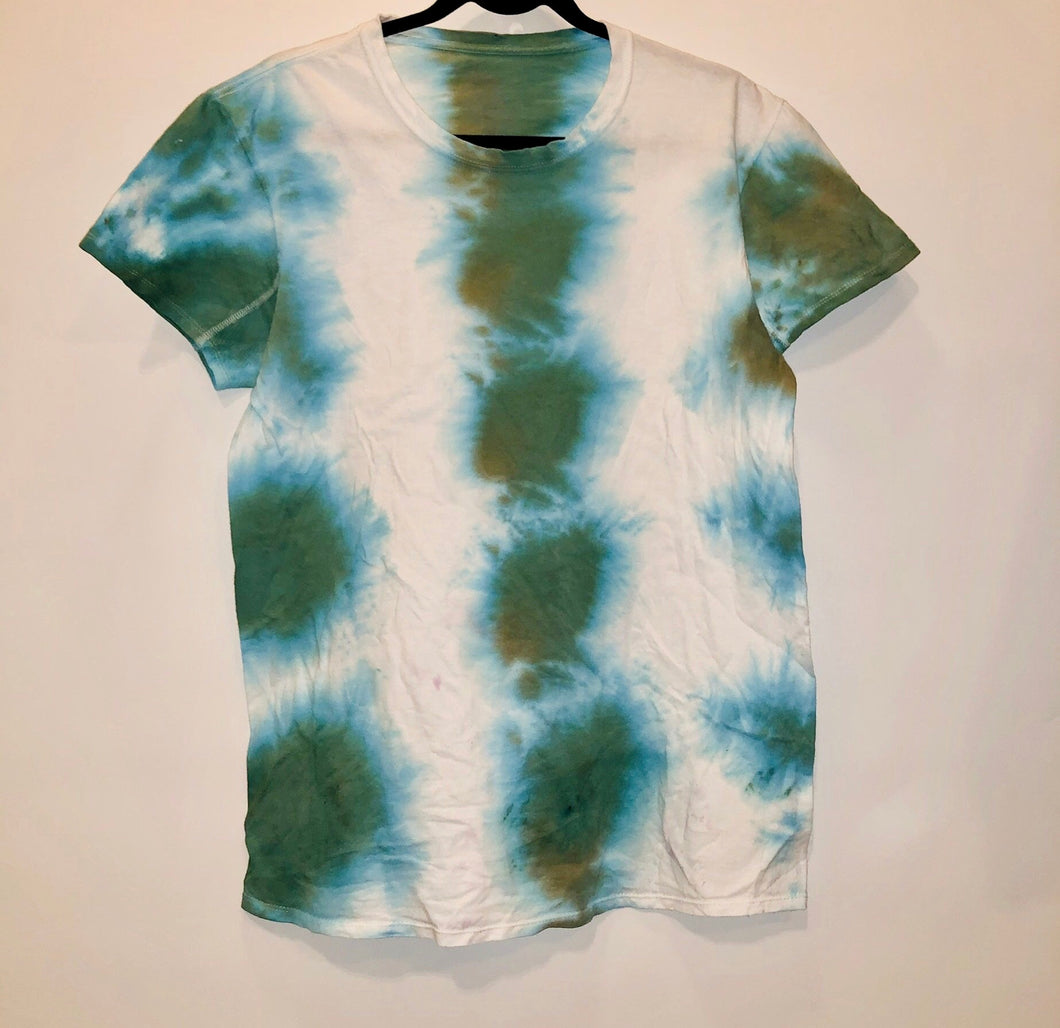 Unique Original One of a Kind Hand Dyed SEA GLASS T-Shirt