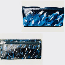 Load image into Gallery viewer, Unique Original One of a Kind Hand ﻿Painted THE OCEAN Leather RFID Wallet
