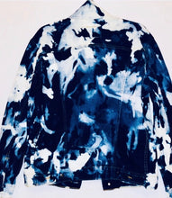 Load image into Gallery viewer, Unique Original One of a Kind Hand Dyed EVERY NIGHT Denim Jacket
