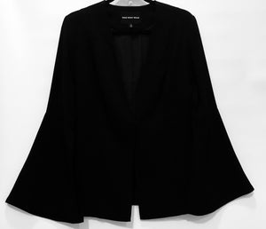 Unique Original One of a Kind Hand Heat Appliquéd THE TIGER Flare Sleeve Blazer - HYLAN SHOOB