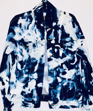 Load image into Gallery viewer, Unique Original One of a Kind Hand Dyed EVERY NIGHT Denim Jacket
