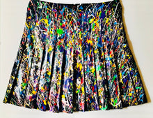 Load image into Gallery viewer, Unique Original One of a Kind Hand Painted ORDER IN DISORDER Skirt - HYLAN SHOOB
