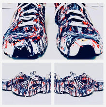 Load image into Gallery viewer, Unique Original One of a Kind Hand Painted AMERICA Sneakers - HYLAN SHOOB
