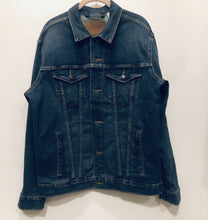 Load image into Gallery viewer, Unique Original One of a Kind Hand Appliquéd and Distressed FACING TIGERS Denim Jacket
