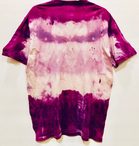 Unique Original One of a Kind Hand Dyed PURPLE PASSION T-Shirt - HYLAN SHOOB