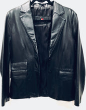 Load image into Gallery viewer, Unique Original One of a Kind Hand Appliquéd LOVE IS THE ANSWER Leather Jacket - HYLAN SHOOB
