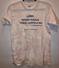 Load image into Gallery viewer, Unique Original One of a Kind Hand Dyed and Distressed SHAKESPEARE T-Shirt
