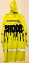 Load image into Gallery viewer, Unique Original One of a Kind Hand Painted SHOOB Yellow Raincoat - HYLAN SHOOB
