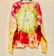 Load image into Gallery viewer, Unique Original One of a Kind Hand Dyed RAINBOW Sweatshirt
