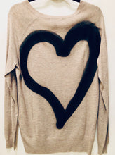 Load image into Gallery viewer, Unique Original One of a Kind Hand Painted POWER IN LOVE Sweater - HYLAN SHOOB
