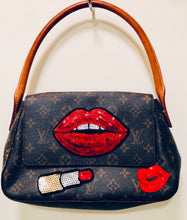 Load image into Gallery viewer, Unique Original One of a Kind Hand Appliquéd Vintage Handbags
