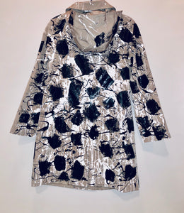 Unique Original One of a Kind Hand Painted LIGHTNING Rain Coat