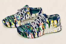 Load image into Gallery viewer, Unique Original One of a Kind Hand Painted KALEIDOSCOPE Sneakers - HYLAN SHOOB
