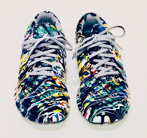 Unique Original One of a Kind Hand Painted KALEIDOSCOPE Sneakers - HYLAN SHOOB