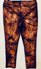 Load image into Gallery viewer, Unique Original One of a Kind Hand Painted, Distressed, and Textured DICHOTOMY Jeans - HYLAN SHOOB
