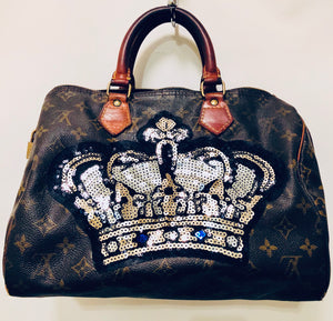 Unique Original One of a Kind Hand Appliquéd Vintage Handbags