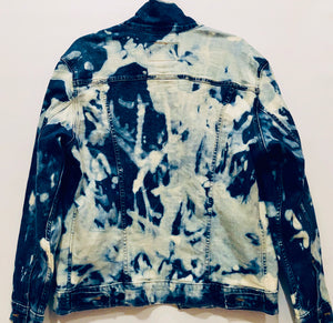 Unique Original One of a Kind Hand EVERY DAY Dyed Denim Jacket