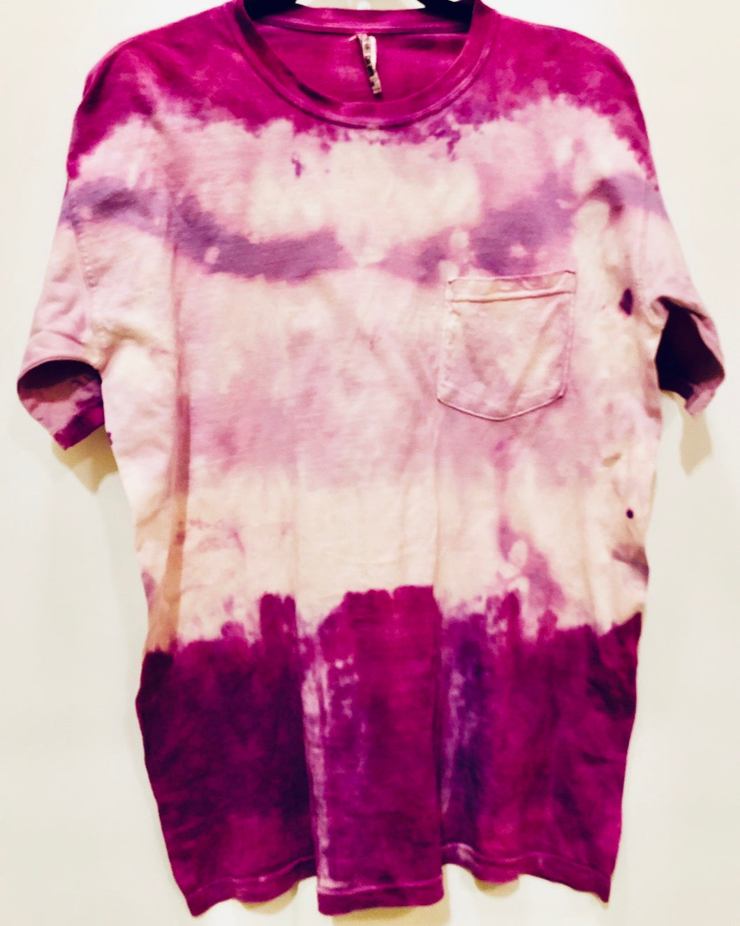 Unique Original One of a Kind Hand Dyed PURPLE PASSION T-Shirt - HYLAN SHOOB