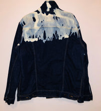 Load image into Gallery viewer, Unique Original One of a Kind Hand Dyed NOW Denim Jacket
