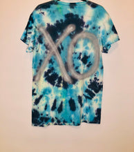 Load image into Gallery viewer, Unique Original One of a Kind Hand Dyed and Graffiti Painted BIG LOVE T-Shirt - HYLAN SHOOB
