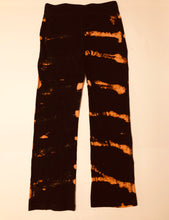 Load image into Gallery viewer, Unique Original One of a Kind Hand Dyed FLAMES Yoga Pants
